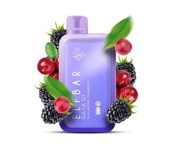 Elf Bar Raya D3 Blackberry Cranberry – 25000 — buy Elf Bar disposable vapes online in Delhi NCR